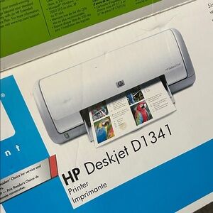 HP Deskjet D1341 White and Gray Printer